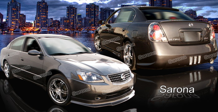 Custom Nissan Altima  Sedan Body Kit (2005 - 2006) - $1190.00 (Manufacturer Sarona, Part #NS-030-KT)